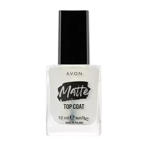 Avon Top Coat ~ Satin Matte Nail Enamel Top Coat ~ Turns Any Nail Polish Matte - Picture 1 of 2
