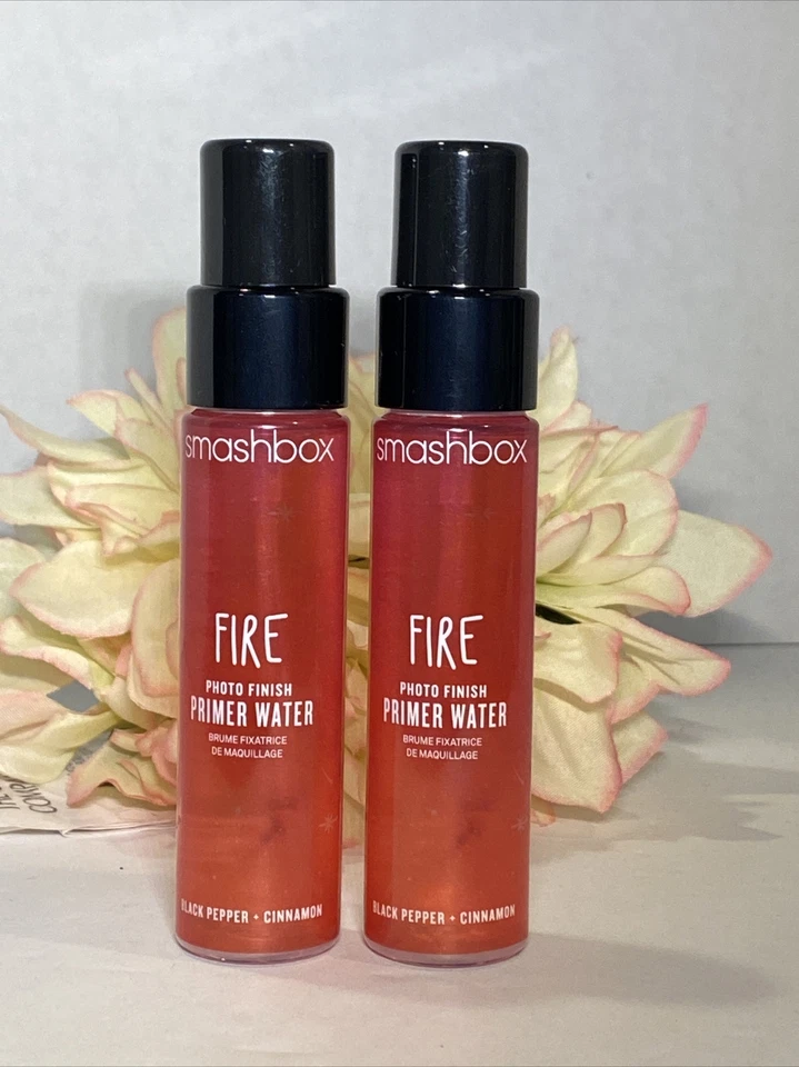 Smashbox Fire Photo Finish Primer Water 2x 1oz Setting Spray Refresh New Free Sh - Image 1 of 1