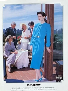 1986 TANNER Dress Collection Timeless Elegance & Superb Taste Vintage PRINT AD - Picture 1 of 1