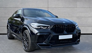 BMW X6 X6M glänzend schwarz Frontgrill Ersatz M Performance G06 von UKCarbon - Bild 1 von 10