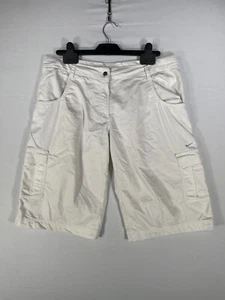 Pantaloncini Nike Vintage Donna 34" Bianco Cargo Utility Combat Swoosh Golf Y2K - Foto 1 di 11