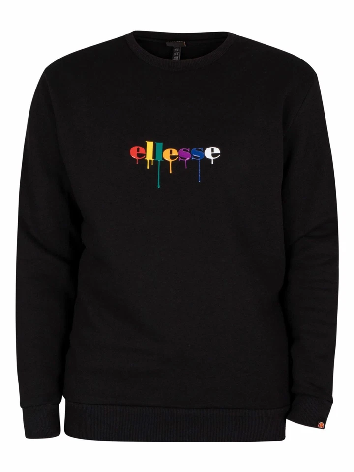 Sudadera para hombre Ellesse SHI11170/011 manga completa en negro Foto 1 de 1