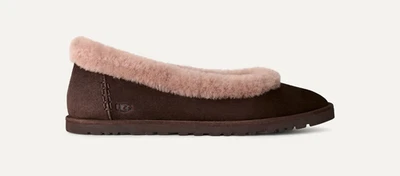 Tênis esportivo UGG Zora balé liso cacau empoeirado feminino marrom 1178111-DDC - Imagem 1 de 4
