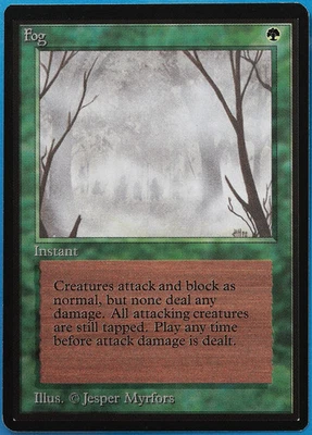 Fog Beta MINT Green Common MAGIC THE GATHERING MTG CARD (ID# 508279) ABUGames - Image 1 of 2