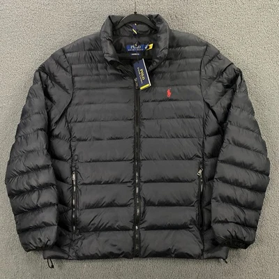 Polo Ralph Lauren Colden Jacket Men Medium Packable Insulated Puffer Performance - Image 1 of 4