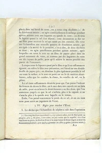  Notwendige Operationen zur Reinigung des Salpeters GUYTON DE MORVEAU 1798 - Bild 1 von 5