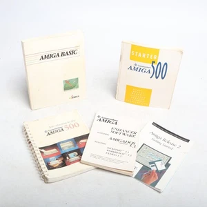 Vintage STACK of Amiga Books BUNDLE x5 Commodore Amiga book manual - Picture 1 of 21