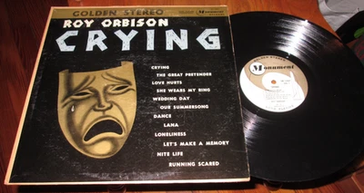 ROY ORBISON CRYING LP NM/EX- US MONUMENT STEREO VINYL 1962 - Image 1 of 4