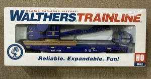 Walthers Trainline 931-1780 Alaska Railroad Log Crane Car HO Scale - New - Picture 1 of 6