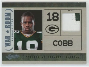 2011 Panini Absolute War Room Materials PRIME Randall Cobb Rookie Patch /50 #12 - Picture 1 of 2
