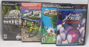 PS2 Golf and Bowling Game Bundle of 4: AMF Xtreme Bowling, Hot Shots Golf Fore.. - Picture 1 of 14