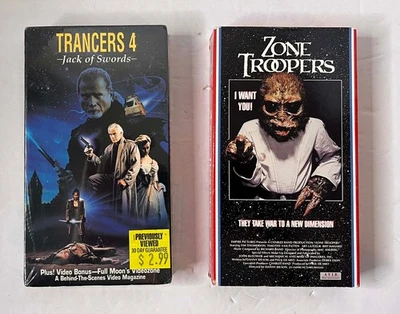 Zone Troopers & Trancers 4 Jack of Swords 1993 VHS Tim Thomerson - Image 1 of 3