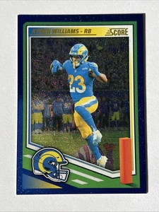 2025 Panini Score /399 Dots Blue #55 Kyren Williams Los Angeles Rams - Picture 1 of 3