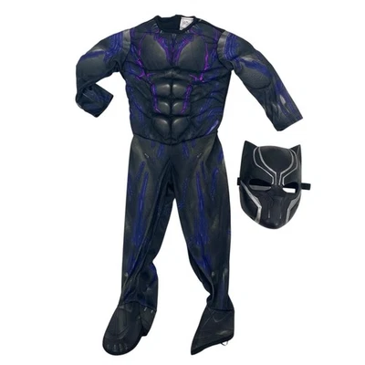 Black Panther Marvel Avengers Endgame Jumpsuit Costume Toddler Size XS - Image 1 of 4