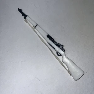 Vintage 60’s Hasbro GI Joe White M1 Garand Rifle Complete W/ Strap Nice - Bild 1 von 10