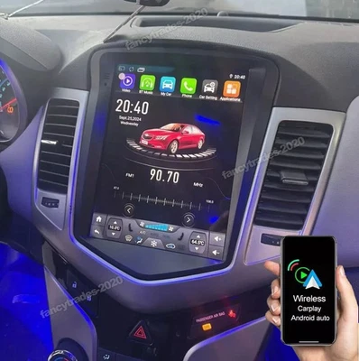 For 2009-2015 Chevrolet Cruze Radio Apple CarPlay Android 15 Car Stereo GPS Navi - Image 1 of 4