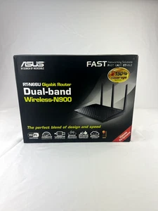 ASUS RT-N66U Dual Band 4-Port WiFi  Router N900 Gigabit - MINT CONDITION - Picture 1 of 7
