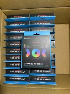 NEW LIAN LI Uni Fan SL-INF 120 Reverse Blade 120mm Black UF-RSLIN120-1B - Bild 1 von 2