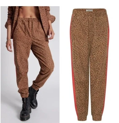 AGOTADO Una cucharadita WILD THING Estampado de Leopardo Gamuza Jogger Shabbies Talla XL Foto 1 de 4