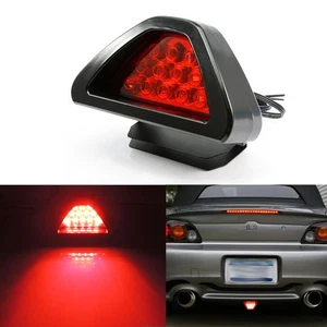 Universal Add-On Red 12-LED Car Third Stop Brake Light Tail Light Rear Fog Lamp - Picture 1 of 12