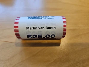 United States 2008-P Martin Van Buren $1 US Mint Uncirculated Bank Roll ๐ - Picture 1 of 3