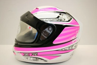 Casco de moto de nieve Z1R con doble escudo antiniebla - rosa veneno - mediano - 0121-0408 Foto 1 de 4
