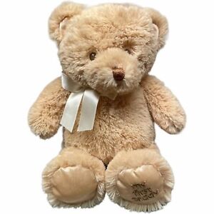 Gund My First Teddy Unisex Plush Stuffed Animal Baby Soft Cuddle Buddy Tan 10”