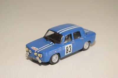 A35 1:43 ALTAYA IXO RENAULT 8 TOUR DE CORSE RALLY #83 BLU QUASI COME NUOVO - Immagine 1 di 4