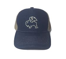 Denim Buffalo Wild Wings Snapback Trucker Hat Cap Mesh Blue Genuine Official