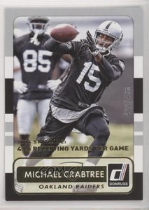 2015 Panini Donruss Stat Line Season /436 Michael Crabtree #87