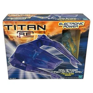 Titan AE Drej Stinger and Fighter Pilot Drej Action Figure 2000 Hasbro Brand New - Picture 1 of 6