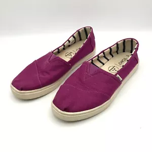 TOMS Womens Shoes Size 7 Venice Collection Hot Pink Fuchsia - Picture 1 of 14