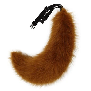 Large Series Full-Color Wolf Tail Plush Fox Tail Cosplay Comic Show Props - Picture 1 of 24