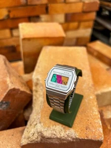 Candy – Modified Watch Based on Casio F-91W – Digital Watch with Blue, Pink edc - Picture 1 of 7