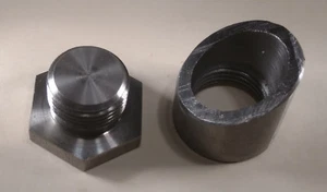 30` taper O2 Sensor Bungs and Plug Kit 02 SENSOR 18 X 1.5  30` TAPER - Picture 1 of 5