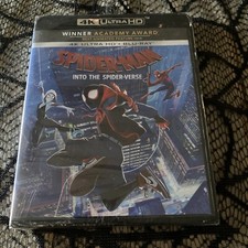 Spider-Man: Into the Spider-Verse (4K Ultra HD+Blu Ray, 2018) New Sealed