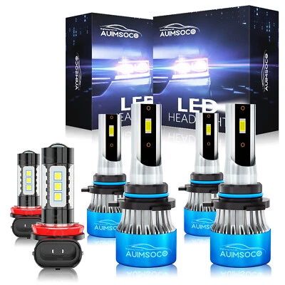 Kit de actualización de 6 faros LED + luz antiniebla para camioneta Chevrolet Colorado 2004-2008 Foto 1 de 4