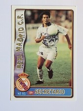 1996-97 Secretario Unique Year Real Madrid #95 Mundicromo Las Fichas La Liga UH