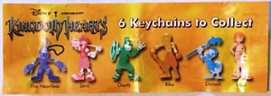 YOU PICK Disney Kingdom Hearts Keychain Tomy Gacha Vending Machine 2" Capsule - Picture 1 of 15