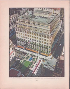 1938 Nov Fortune Magazine Saks Fifth Ave Walter Richards Illustration 1 Pg - Picture 1 of 1