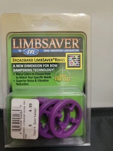 4 Stück Lila LimbSaver Breitband Ringe Ersatzbänder Dämpfer  - Bild 1 von 2