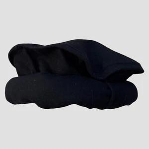 Dicke schwarze afghanische Pakol Mütze - 100% Wolle warm Winter Baskenmütze Topi aus Afghanistan - Bild 1 von 13