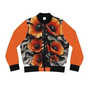 Zebra Fantasy Damen Bomberjacke (AOP) #ZF10 - Bild 1 von 5