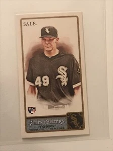 2011 Topps Allen & Ginter's MINI A&G BACK Chris Sale #85 Rookie RC Card Chicago - Picture 1 of 2