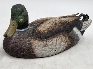 Mallard Duck Decoy, Shaker Prairie Shop, Jules A. Bouillet 7" x 3.25" x 3.5" - Picture 1 of 9