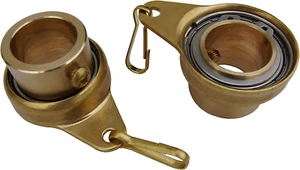 Stanwood Wind Sculpture Non Tangle Flagpole Swivel/Rotating Ring, Brass Spinner - Picture 1 of 7