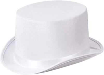 BOLAND 04134 Sombrero Satinado Gala Cilindro Blanco, Talla 5759 Foto 1 de 3