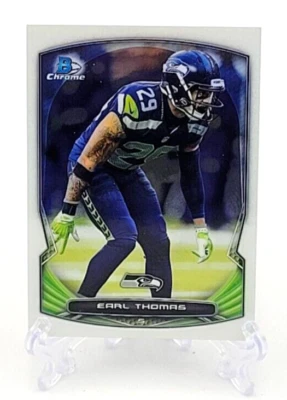 2014 Bowman Chrome Football Earl Thomas Seattle Seahawks #63 - Image 1 of 2