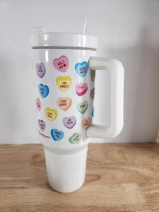 CVS Sweethearts Tumbler 40oz Stainless Steel Valentine Heart New - Picture 1 of 6