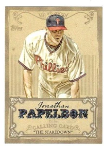 2013 Topps Series 1 Calling Card Jonathan Papelbon Philadelphia Phillies CC-5 - Picture 1 of 1